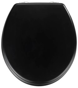 WENKO 20077100-WC sedile per WC PRIMA 37x41 cm nero/argento