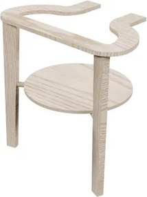 Piedino mobili da bagno (componibile) Tina/Tino in legno frassino naturale H 57 cm