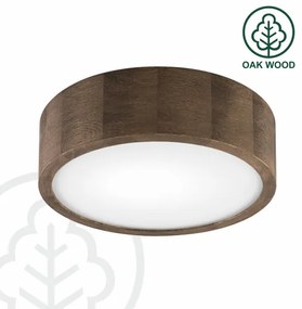 Brilagi - Lampada LED da soffitto CARVALHO 1xE27/60W/230V noce 27 cm