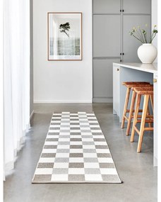 Passatoia da interno/esterno beige/color crema 70x300 cm Pix Dark Linen – Pappelina