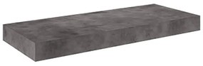 Top per lavabo Neo SENSEA L 106 x H 10 x P 48.5 cm grigio stratificato, effetto pietra naturale