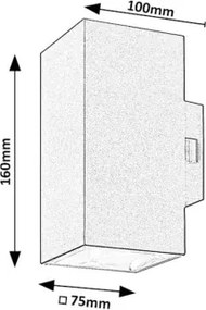 Rabalux 77164 - Applique a LED da esterno URFA LED/18W/230V IP65 bianco