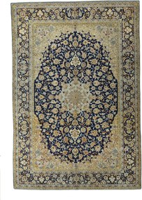 Najafabad Tappeto persiano 500x350 Blu (Iran) Annodato A Mano