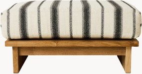 Sgabello da giardino in legno di teak Chalkstripe