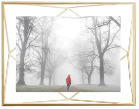 Cornice da appoggio/parete in metallo color oro 18x23 cm Prisma - Umbra