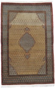 Ghom Tappeto persiano 210x140 Verde (Iran) Annodato A Mano