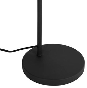 Lampada da tavolo retrò nera con interno dorato - Jinte