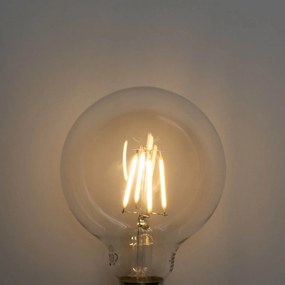 Set di 5 lampadine LED E27 dimmerabili a 3 livelli G95 4W 450 lm 2700K