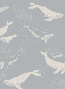BoråsTapeter Tapete Whales - 6942