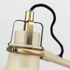 Orion LA 4-1222/1 - Lampada da tavolo SCHILLER 1xE27/40W/230V color crema/bronzo