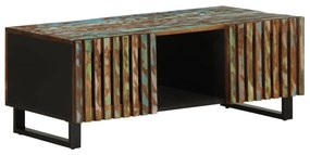 Tavolino Da Salotto 100x55x40 Cm İn Legno Massello Di Acacia /
