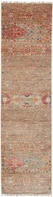 Samarkand Tappeto orientale 80x300 Grigio (Pakistan) Annodato A Mano