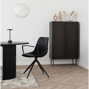 Mobile marrone scuro in rovere 80x130 cm Kyoto - House Nordic