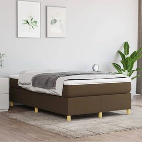 Giroletto Senza Materasso Marrone Scuro 120x200 Cm Tessuto /