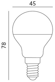 Lampadina LED E14/7W/230V 3000K 525lm