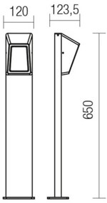 Redo 9168 - Lampada LED da esterno ARGES LED/3W/230V IP54 marrone