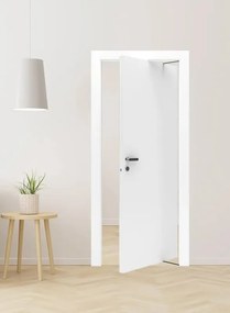 Porta interna rototraslante Cool in legno laccato colore bianco, L 80 x H 210 cm, apertura reversibile
