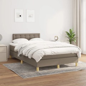 Giroletto A Molle Con Materasso Tortora 120x200 Cm İn Tessuto /