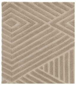 Tappeto di lana marrone chiaro 160x230 cm Hague - Asiatic Carpets
