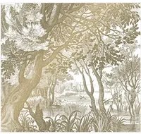 KEK Amsterdam Wandbild Engraved Landscapes Gold 4 - L
