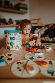 Vilac - Tocca e trova, gioco in legno - Fattoria
