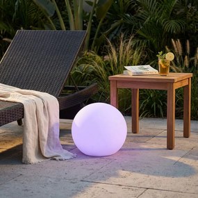 LAKE - sfera luminosa rgb con pannello solare