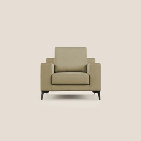 Prestige poltroncina moderna in microfibra smacchiabile T11 beige