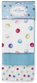 Set di 3 asciugamani da cucina in cotone Spotty Dotty - Cooksmart ®