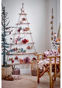 Statuette natalizie in set in legno 2 pz (altezza totale 38 cm) Darren – Bloomingville