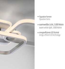 Leuchten Direkt 14117-55 - Plafoniera LED LED/36W/230V cromo opaco