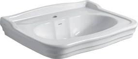 Lavabo sospeso Impero rettangolare in ceramica bianco monoforo 70 cm