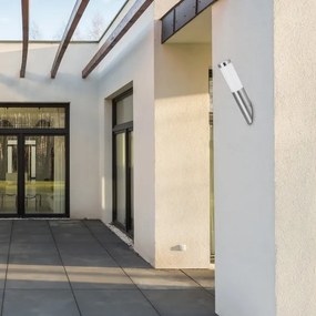 Rabalux 8261 - Applique da esterno INOX TORCH 1xE27/25W