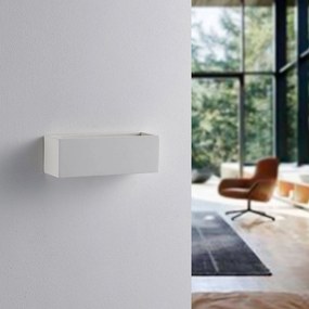 Lindby Essenziale applique LED di gesso Santino