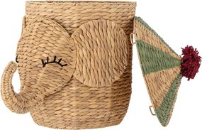 Cesta per giochi da bambino di colore naturale in giacinto d'acqua ø 35x50 cm Bobo – Bloomingville Mini