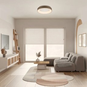 Plafoniera LED Niseko Ø 65 cm dorato IP20 bianco caldo, 3900 lumen MANTRA