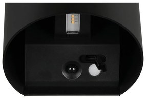 Illuminazione esterna LED con ricarica USB con sensore di movimento da parete (altezza totale 10 cm) Genie – Trio