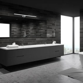 Luce LED per specchio da bagno SHINE LED/15W/230V 80 cm IP44 cromo lucido