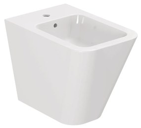 Bidet a Terra Azzurra Ceramica "Build" Bianco Lucido