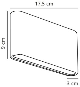 Nordlux - Applique da esterno a LED KINVER LED/8,5W/230V IP54 bianco