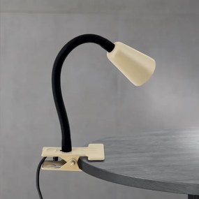 Orion - Lampada da tavolo flessibile con clip DOTTY 1xGU10/10W/230V beige/nero