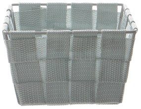 Cestino grigio In nylon, da 14X14X8,5 cm