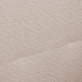 Sgabello in tessuto bouclé beige Ariella - Ropez