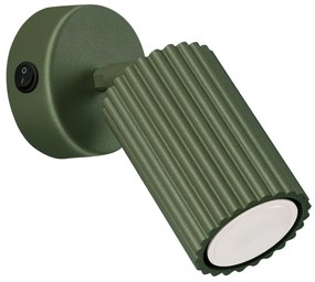 Applique da Parete GU10 in Alluminio con Interruttore KARBON