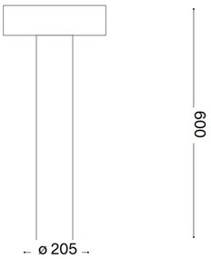 Ideal Lux - Lampada da esterno 4xG9/15W/230V 60 cm IP44 antracite