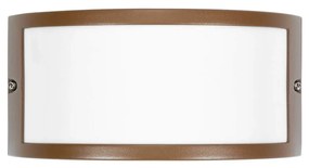 Applique Moon Design Curvo - E27 Corten - Mattone IP65 per Esterni