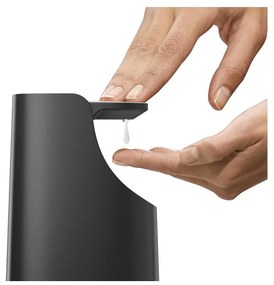 Dispenser di sapone in plastica nera da 350 ml Slim - Joseph Joseph