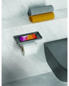 Porta carta igienica autoportante in acciaio inox Origin Lava - Metaltex