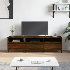 Mobile Porta Tv Rovere Marrone 150x30x44,5 Cm Legno Multistrato /