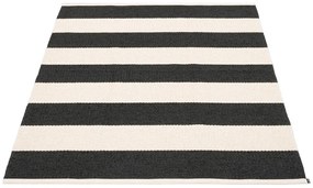 Tappeto da interno/esterno bianco e nero 140x180 cm Bob Black Vanilla – Pappelina