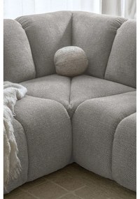 Divano angolare grigio chiaro (con penisola a destra/a U) Shell – Miuform